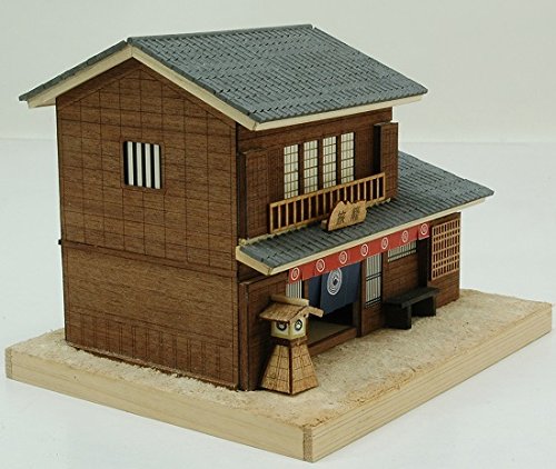 (未使用･未開封品)　ウッディジョー ミニ建築シリーズ No.5 かやぶきの家 木製模型 p1m72rm Amazon | ウッディジョー ミニ建築シリーズ No.4 旅籠 木製模型